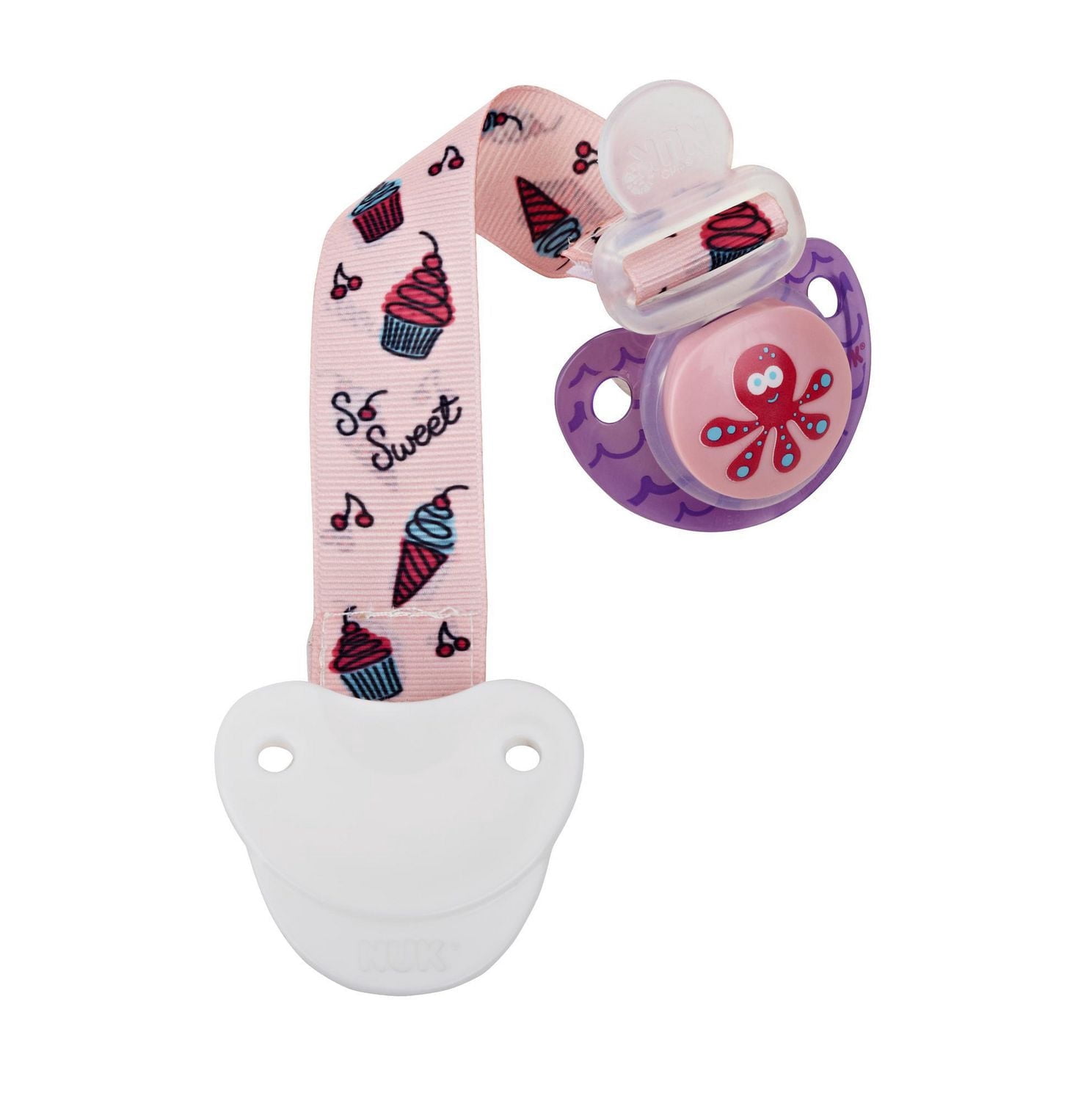 NUK 3-In-1 Pacifier Clip