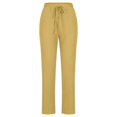 thumbnail image 3 of Pantalon Décontracté d'Été pour Femmes en Coton et Lin avec Poches, 3 of 7