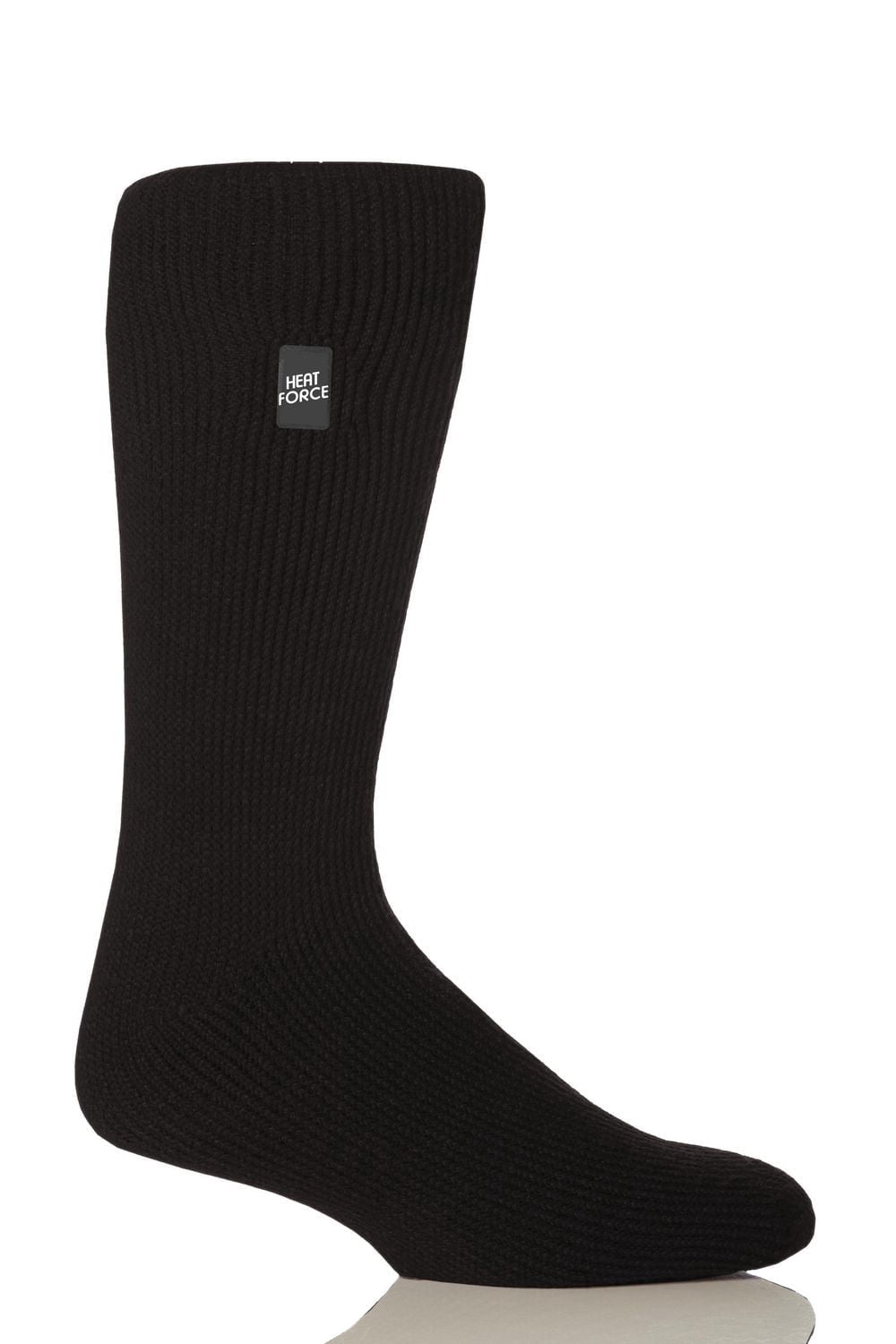 Chaussettes chaudes tors. crème pour hommes Heat Force, tailles 7-12, noir/noir, 2 paires