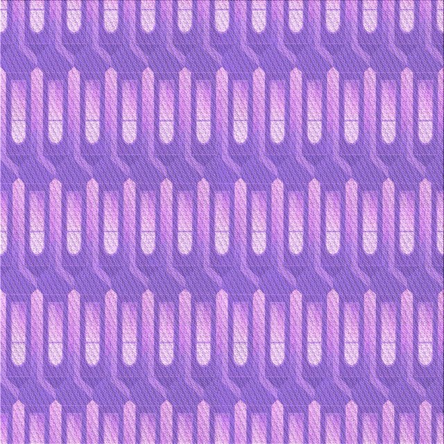 Ahgly Company Machine Washable Indoor Square Transitional Violet Purple Area Rugs, 4' Square