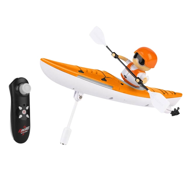 Kayak d'Aviron Coloré Télécommandé, Compétitif, Étanche, Double Mode de Conduite, Équilibré, Bateaux Télécommandés