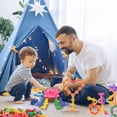 thumbnail image 4 of GRM 200 Pcs Blocs de Construction Jouets STIM pour Enfants Jouets Éducatifs de Construction Ensembles de Disques, 4 of 15