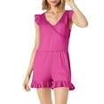 thumbnail image 1 of QHFBli Swim Romper with Built in Bra and Pockets Swim Dress Modest One Piece Swimsuit Full Coverage Bathing Suit, 1 of 6