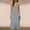 🔥 Gray, variant on Sentmoon Womens Linen Dress Summer Solid Color Sleeveless Crew Neck Wedding Guest Dress Cocktail Regular Fit Spaghetti Strap for Daily and Commute Red L
