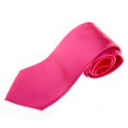 thumbnail image 1 of TopTie Unisex Necktie Solid Color Rose Red Regular Tie, 1 of 7