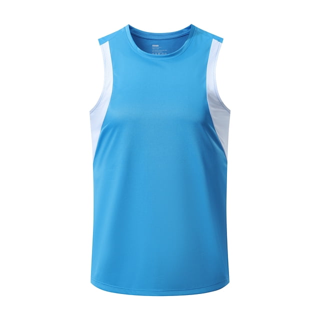 Timegard Athletic Tops for Men Crewneck Lightweight Color Block Casual Breathable Running Tee Shirts
