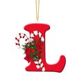 thumbnail image 2 of Vaidha 26 Letters Christmas Tree Decoration Pendant Christmas Tree Ornaments Personalized DIY Christmas Ornaments Christmas Decoration Xmas Tree Hanging Decor, 2 of 3