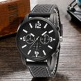thumbnail image 2 of Quartz Watch Portable Adjustable Male Breathable Hollow Holes Sports Watch for Outdoor, 2 of 7