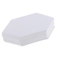 thumbnail image 3 of jifeng 100 Pcs Forme Hexagonale Irrégulière Gabarit de Matelassage en Papier Anglais pour 7,9cm, 3 of 5