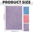 thumbnail image 3 of Exquisite Imitation Leather Notebook A5 Wirebound Notebook Thick JournalIdeal For Notetaking And Writing 360Pages/180Sheets Portable For School Season, 3 of 9