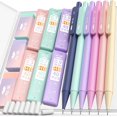 thumbnail image 1 of - Pastel Mechanical Pencil Set with Lead Refills & Erasers, 6 Pack, 3 Sizes, 0.5 0.7 & 0.9mm, Aesthetic Mechanical Pencils Set, Pastel Mechanical Pencils, 1 of 5