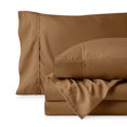 thumbnail image 1 of Bare Home Premium 1800 Collection Ensemble de Draps 3 Pcs, Lit Simple, Caramel, 1 of 10