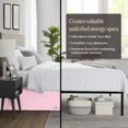 thumbnail image 5 of SGI Bedding 12 Inch Pleated Bed Skirt | Microfiber Bed Skirt | Fade Resistant, Wrinkle Free, Anti-static, Decorative, Extra Storage Space, Clutter-Free | Twin, Pink, 5 of 5