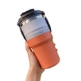 thumbnail image 1 of Gobelets de Voiture à Double Consommation de Grande Capacité (Orange 600 Ml), 1 of 8