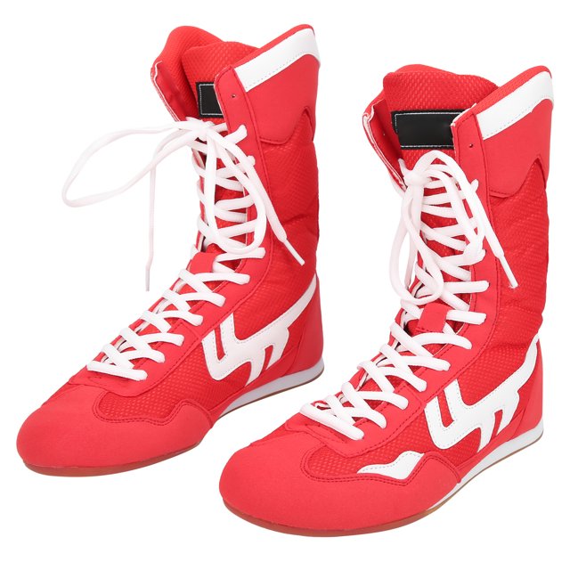 Domqga Chaussures de Boxe, Chaussures d'Entraînement Résistantes à l'Usure, pour Taekwondo Boxe