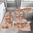 thumbnail image 4 of Suncoda Bathroom Rugs, Mixed Colors Bath Mats 5 Set Bathroom Rugs for 5 PCS Toilet Mats Universal Soft Comfortable Water Absorption Non-Slip Thick Machine Washable Easy Dry Dark Color, 4 of 8