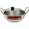 thumbnail image 3 of Chetak Aluminium Wok (Kadai) with Lid, 22cm, 3 of 6