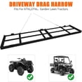thumbnail image 4 of BeesClover Herse de Traction pour Allée, Niveleuse d'Entrée, Râteau Motorisé Robuste, Traction d'Entrée pour Gravier avec Chaîne de 6 Pi, Râteau de Remorquage derrière la Pelouse pour VTT, UTV, Tracteur, Tondeuse, Niveleur de Terrain pour Gravier, Sable, 4 of 7