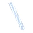 thumbnail image 2 of Spiral Binding Coil, 30 Holes 130 Sheets Capacity Sheet Binding Comb 16mm Inner Diameter  For Paper Light Blue, 2 of 8