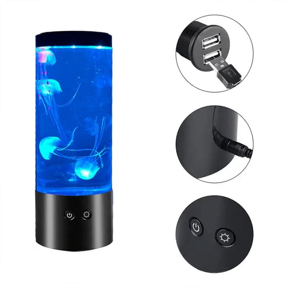 Kyusrd Summer All Sale!Jellyfish Lamp Jellyfish Tank Aquarium-Color Changing Mood Lamp For Home Decoration Spell Lamp Night-Lights For Gift
