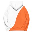 thumbnail image 4 of JGGSPWM Womens Color Block Drawstring Hooded Sweatshirt Fleece Hoodies Long Sleeve Shirts Pullover Fall Outfits with Pocket Orange S, 4 of 5