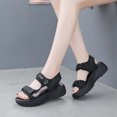 thumbnail image 2 of Leutsin Women's Summer Platform Heel Open Toe Shoes Sports Sandals, 2 of 3