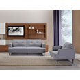 thumbnail image 4 of Topline Home Furnishings ensemble mobilier 2 pièces : sofa et fauteuil gris, 4 of 4