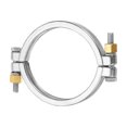 thumbnail image 1 of Unique Bargains 4.7' High Pressure Bolted Clamp Strap Double Pin Clamp Strap, 160mm Length, 1 of 4