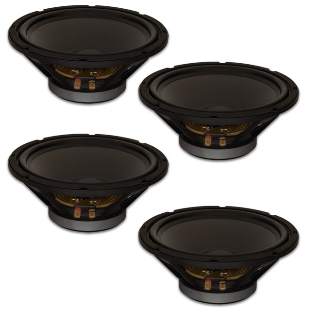 4 Haut-Parleurs de Graves Goldwood Sound GW-12PC-8 8ohm 12" de 450 Watts Unité