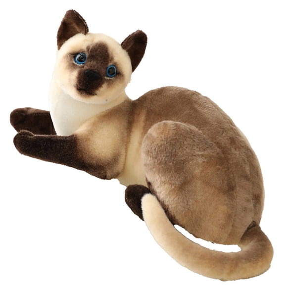 Estbridge Cat Stuffed Animal 35cm Cozy Companion Stuffed Cat Fun Expression Snuggly Plush Stuffed Animal Cat Style6