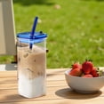 thumbnail image 4 of Tasse à Café en Verre 350 ml pour Boissons Chaudes Ou Froides avec Résistance aux Chocs Thermiques et Design Transparent, 4 of 7
