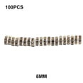 thumbnail image 3 of 100 Pieces Rhinestone Rondelles with Big Holes Charm Spacer Beads Jewelry Crystal Multi-colors Loose Bead for DIY Necklace Champagne, 3 of 5