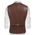 thumbnail image 3 of LSLJS Gilets Décontractés pour Hommes à Simple Boutonnage Imprimé Rétro Costume d'Hiver Débardeurs Col en V Hommes Col Rabattu avec Poches Gilets Formels Médiévaux, Chemises et T-Shirts Athlétiques pour Hommes Cadeaux pour Hommes, 3 of 3