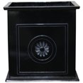 thumbnail image 1 of Southern Patio CMX-042426 Colony 16 Inch Square Resin Outdoor Planter Urn, Black, 1 of 6