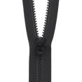 thumbnail image 2 of COSTUMAKERS Two-Way Separating Zipper #5 VISLON Molded Teeth 70 cm (27.6 in) Black, 2 of 3