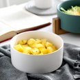thumbnail image 4 of Ceramic Bowl Creative Salad Bowl Porcelain Dessert Saucer Fruit Bowl Tableware (White), 4 of 8