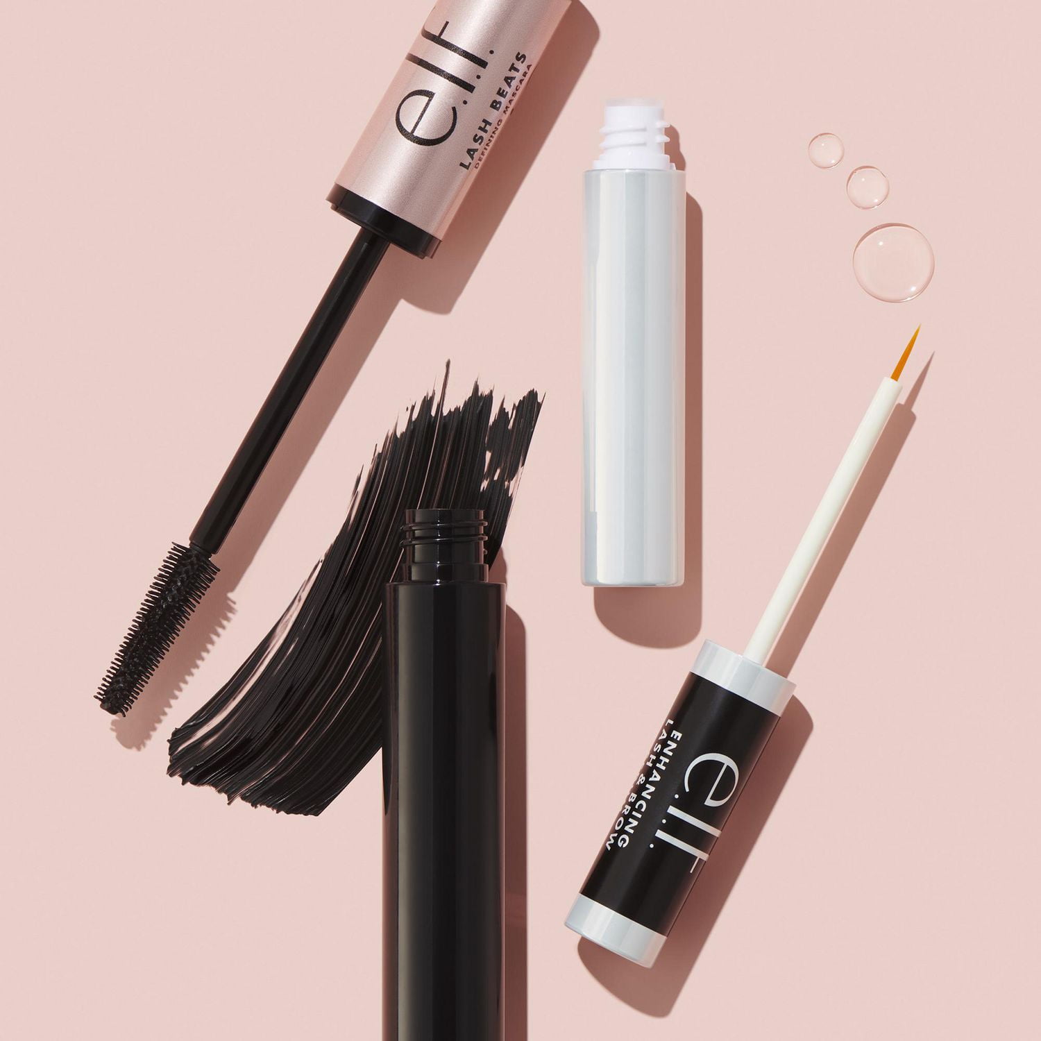 e.l.f. Cosmetics Lash Beats Mascara + Sérum Rehausseur pour Cils et Sourcils