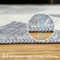 thumbnail image 3 of JV Home Area Rug Arrow Grey 4'x6' Washable Carpet Anti Slip, 3 of 6