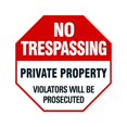 thumbnail image 3 of NO TRESPASSING Flag Metal Sign Poster Yard Signs Plaque Bar Club Cafe Garage, 3 of 4
