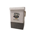 thumbnail image 1 of GROWTH TANK Cotton Linen Collapsible Storage Bin Folding for Laundry Clothes Living Room Owl, 1 of 9