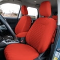 thumbnail image 2 of For 2021-2024 Ford Bronco Sport FH Group Neoprene Custom Fit Seat Covers Water Resistant Solid Red - Full Set, 2 of 9