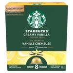 STARBUCKS Creamy Vanilla for NESPRESSO VERTUO, Flavoured Blonde Roast Coffee, Capsules