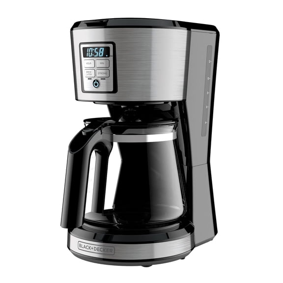 Remis à Neuf BLACK & DECKER CM1231SC Cafetière Programmable 12 Tasses en Acier Inoxydable
