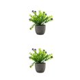 thumbnail image 3 of Decodeary Green Eco-friendly Artificial Money Tree In Pot Long-lasting Durability Realistic Appearance purple babysbreath 2Set, 3 of 6