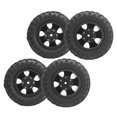 thumbnail image 1 of Khall Roue RC pour WPL, RC Pneus Arrière, 2pcs RC Pneu Arrière Double Roue 55mm Dia Adapter pour WPL D12 1/10 Camion de Contrôle à Distance, 1 of 9