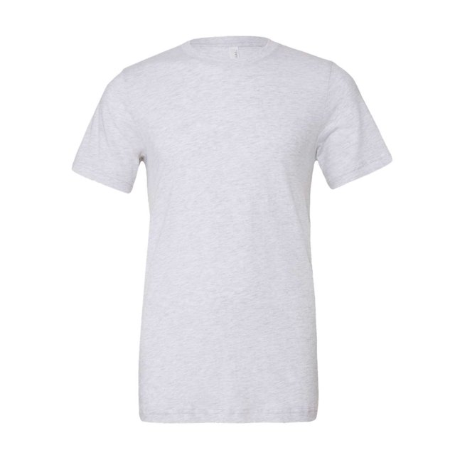 BELLA+CANVAS T-Shirt Unisexe Col Rond Triblend Manches Courtes, P
