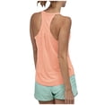 thumbnail image 3 of AherBiu Workout Tops for Women Sleeveless Yoga Top Tee Shirts Gym Tank Tops Racerback Gym Tees, 3 of 5