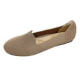 thumbnail image 2 of LSLJS Women's Flying Knitting Solid Color Light Mouth Comfortable Slip-On Flat Shoes, Flats Shoes, 2 of 7