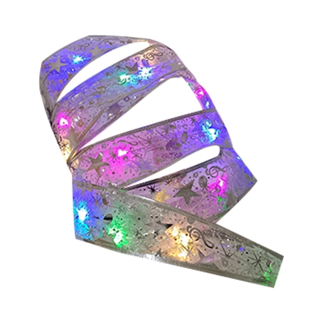 CEHVOM Christmas Lights In 2022, Christmas LED Lights, A Double String Christmas Tree Decorated With Hot Ribbon Pendant Clearance