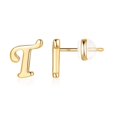 thumbnail image 1 of CHOK Sterling Silver Stud Earrings  14K Gold, 1 of 6